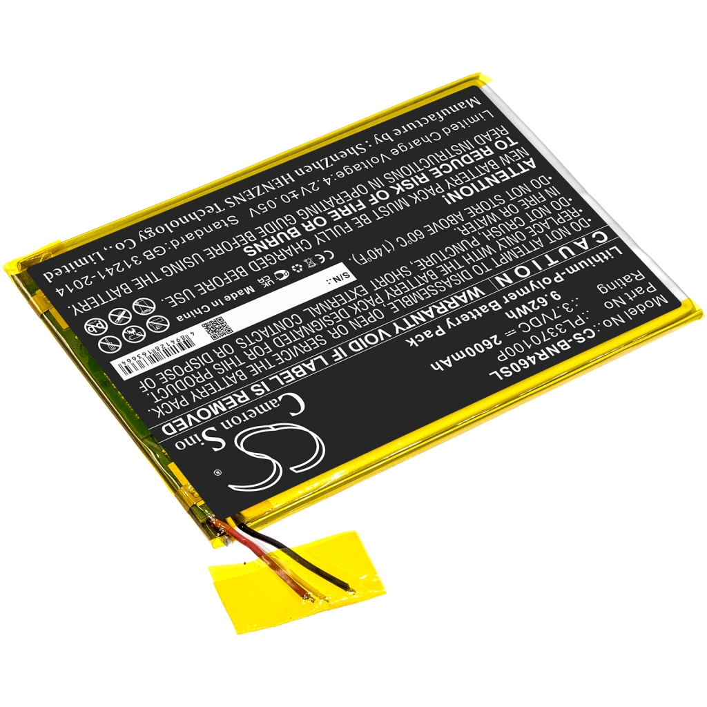 Compatibele batterijvervanging voor Barnes 