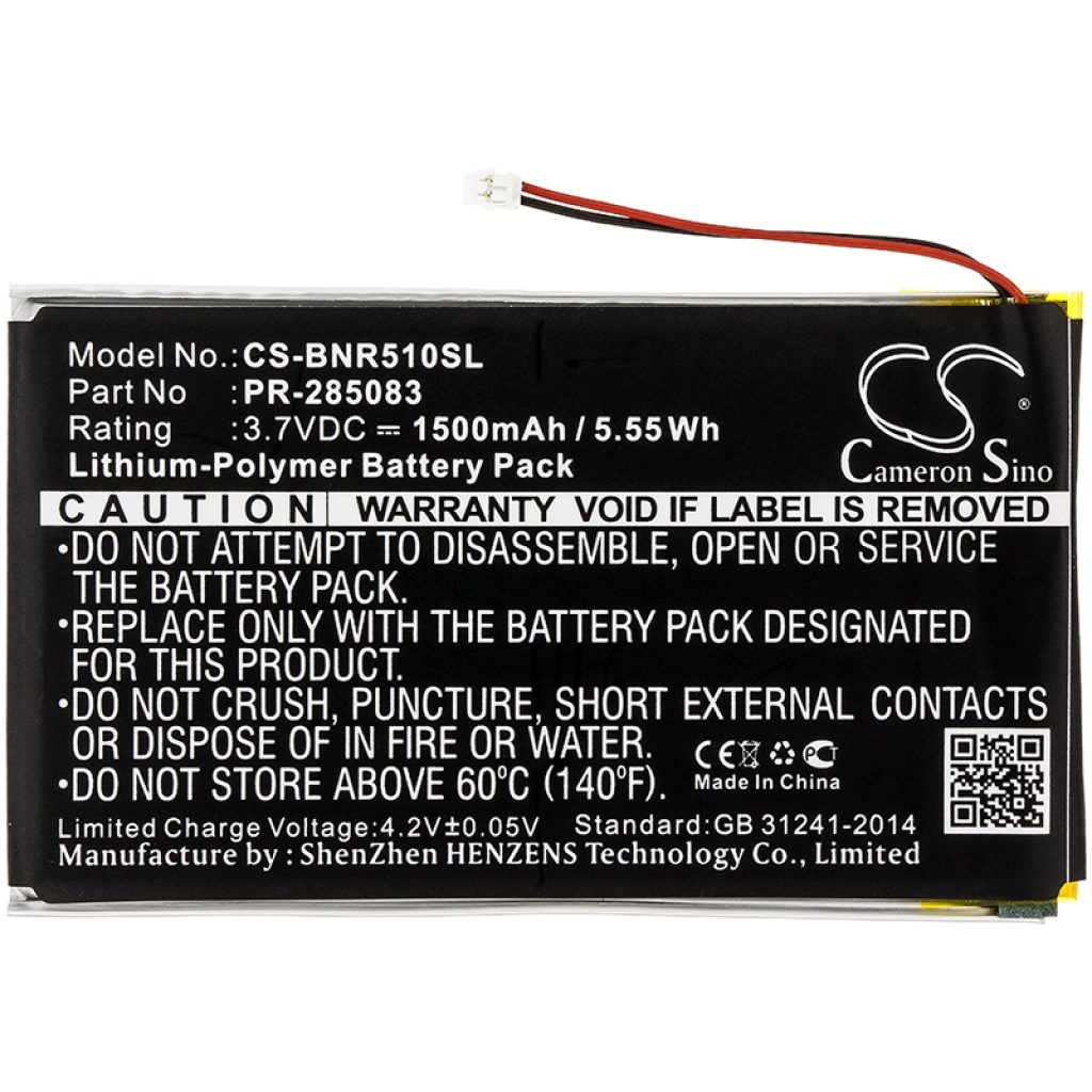 Compatible battery replacement for Barnes