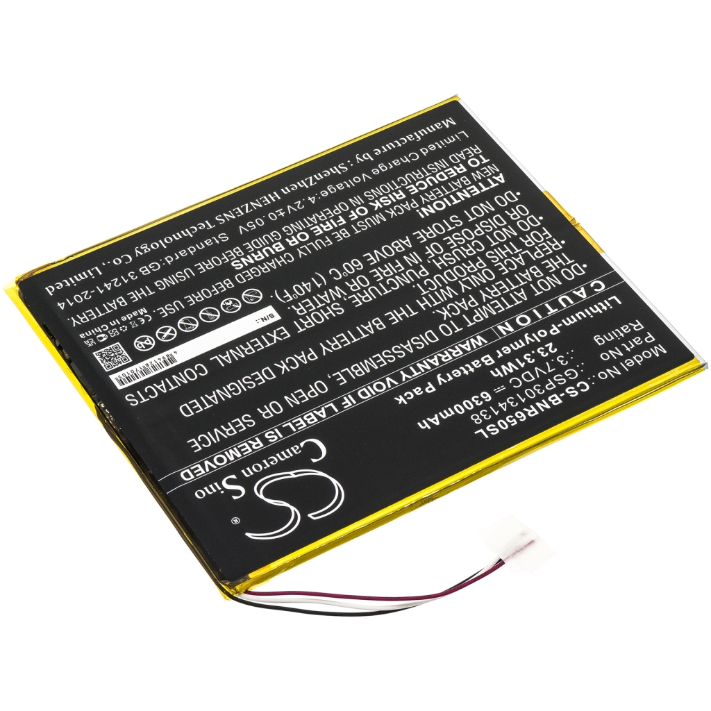 Compatibele batterijvervanging voor Barnes 