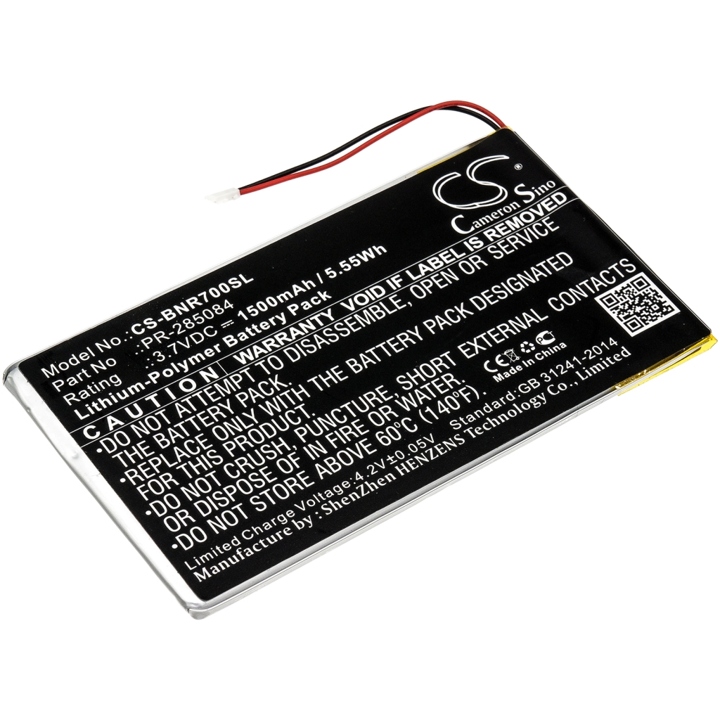 Compatibele batterijvervanging voor Barnes 