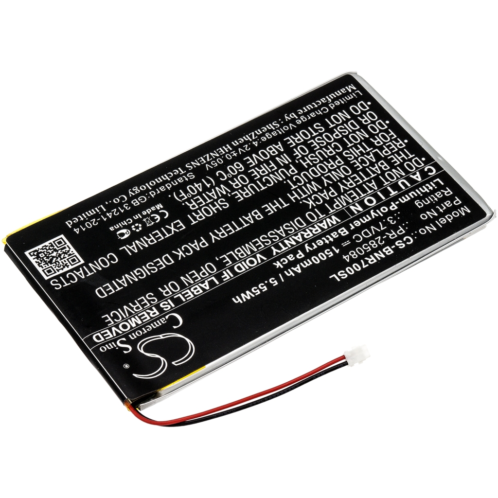 Compatibele batterijvervanging voor Barnes 