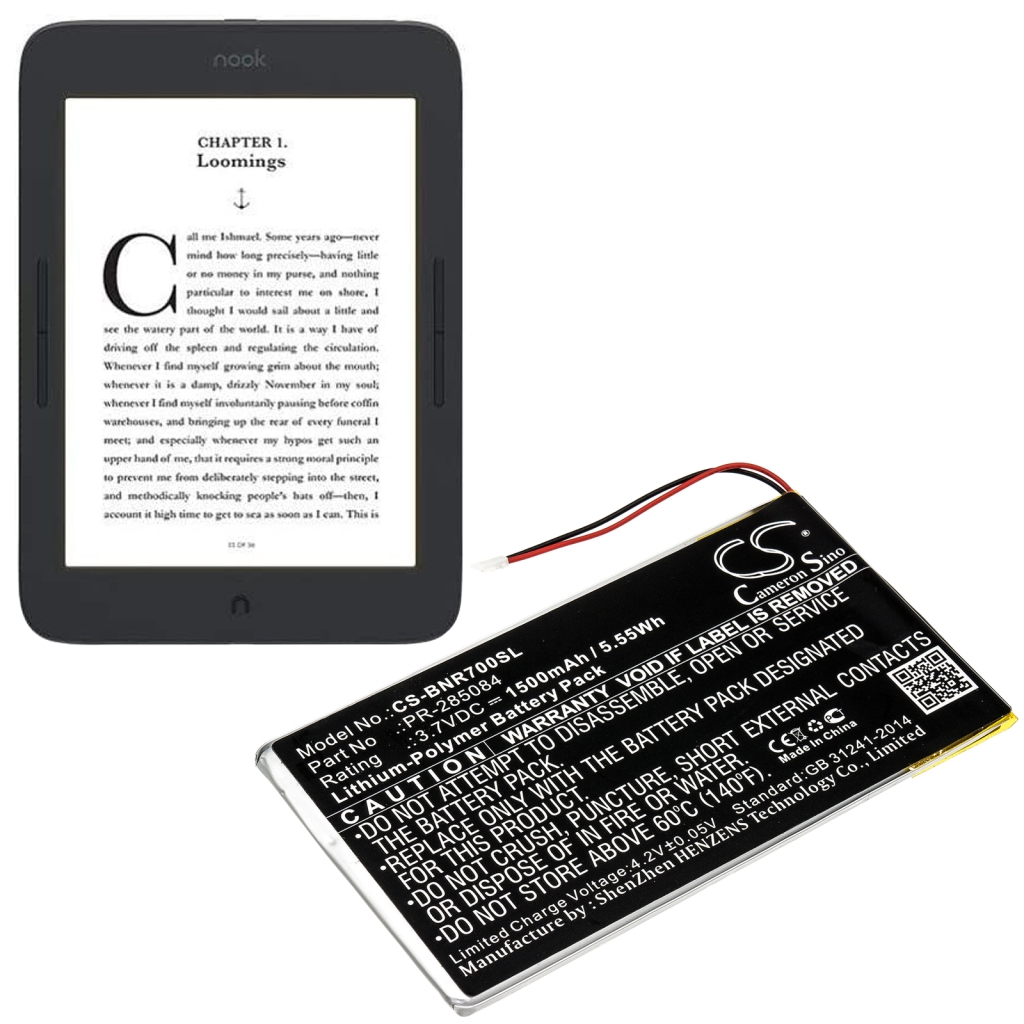 Compatibele batterijvervanging voor Barnes 