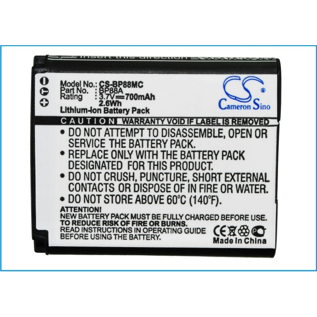 Compatible battery replacement for Samsung BP88A