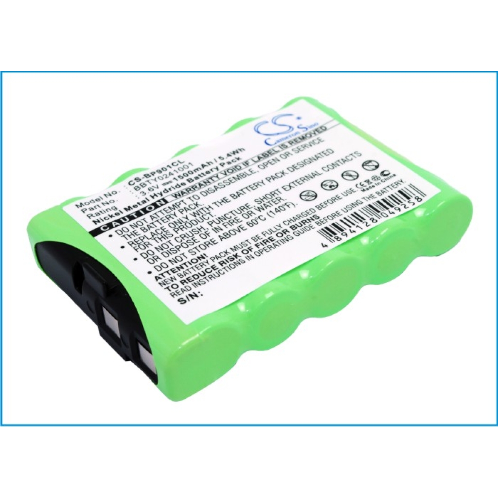 Batterij barcode, scanner Vocollect CS-BP901CL