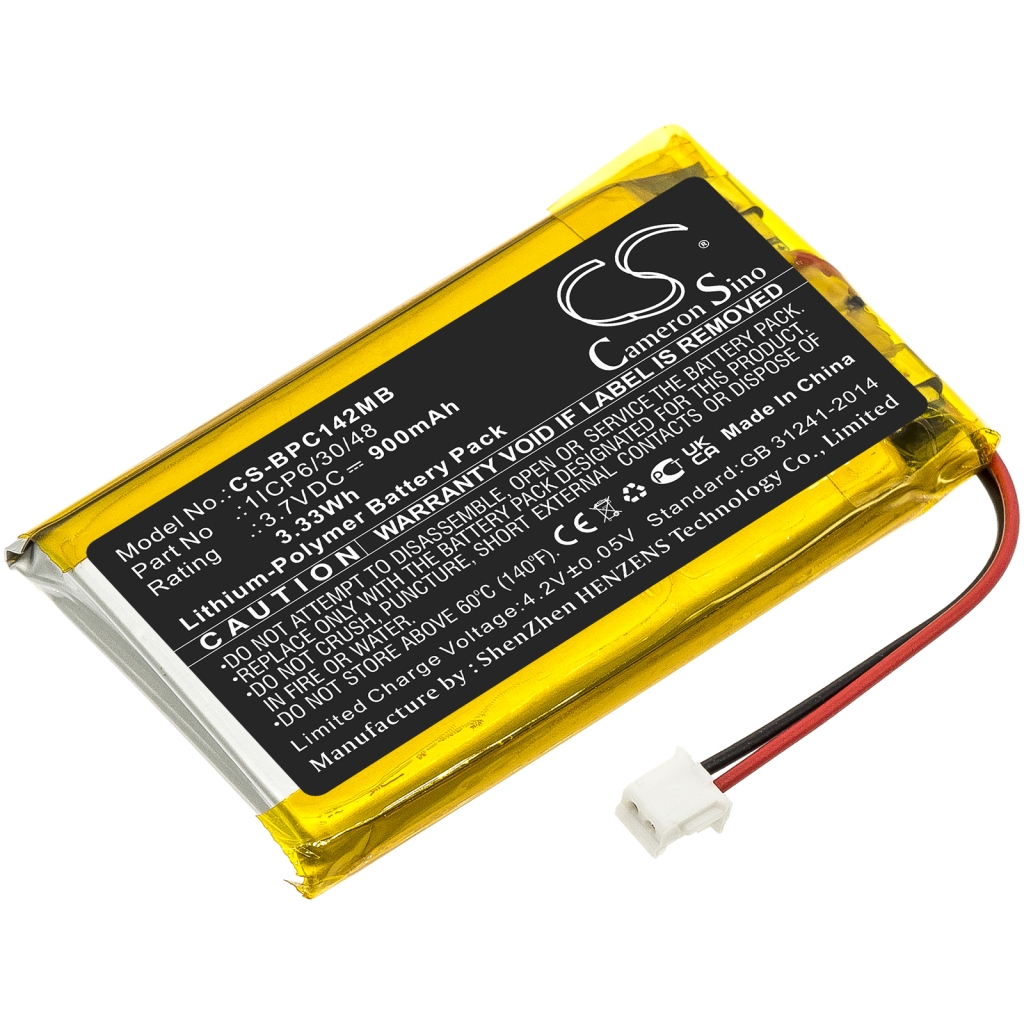 Compatibele batterijvervanging voor Babymoov 1ICP6/30/48