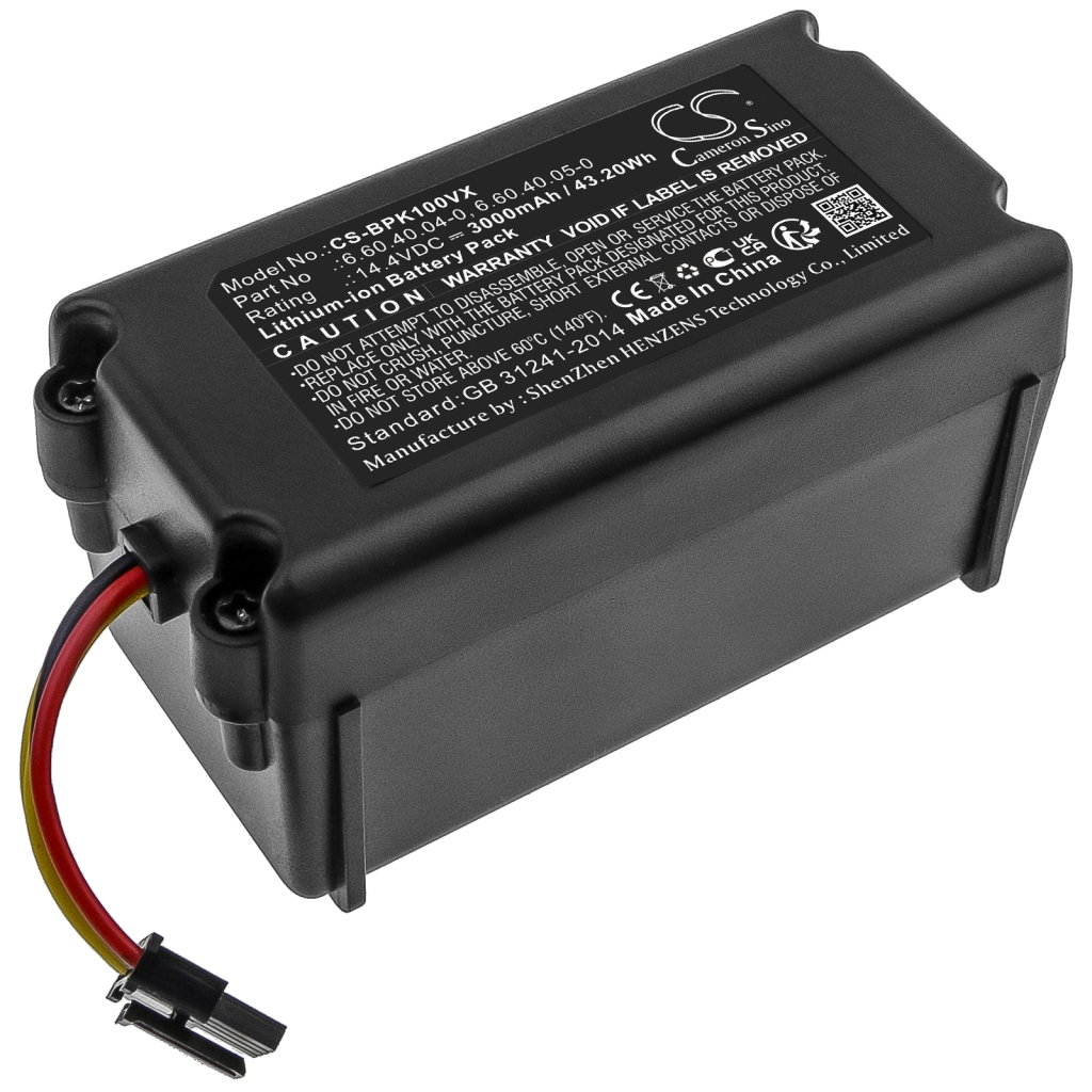 Batterijen voor stofzuigers Midea CS-BPK100VX