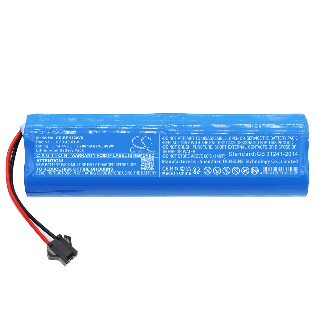 Batterijen voor stofzuigers Blaupunkt CS-BPK120VX