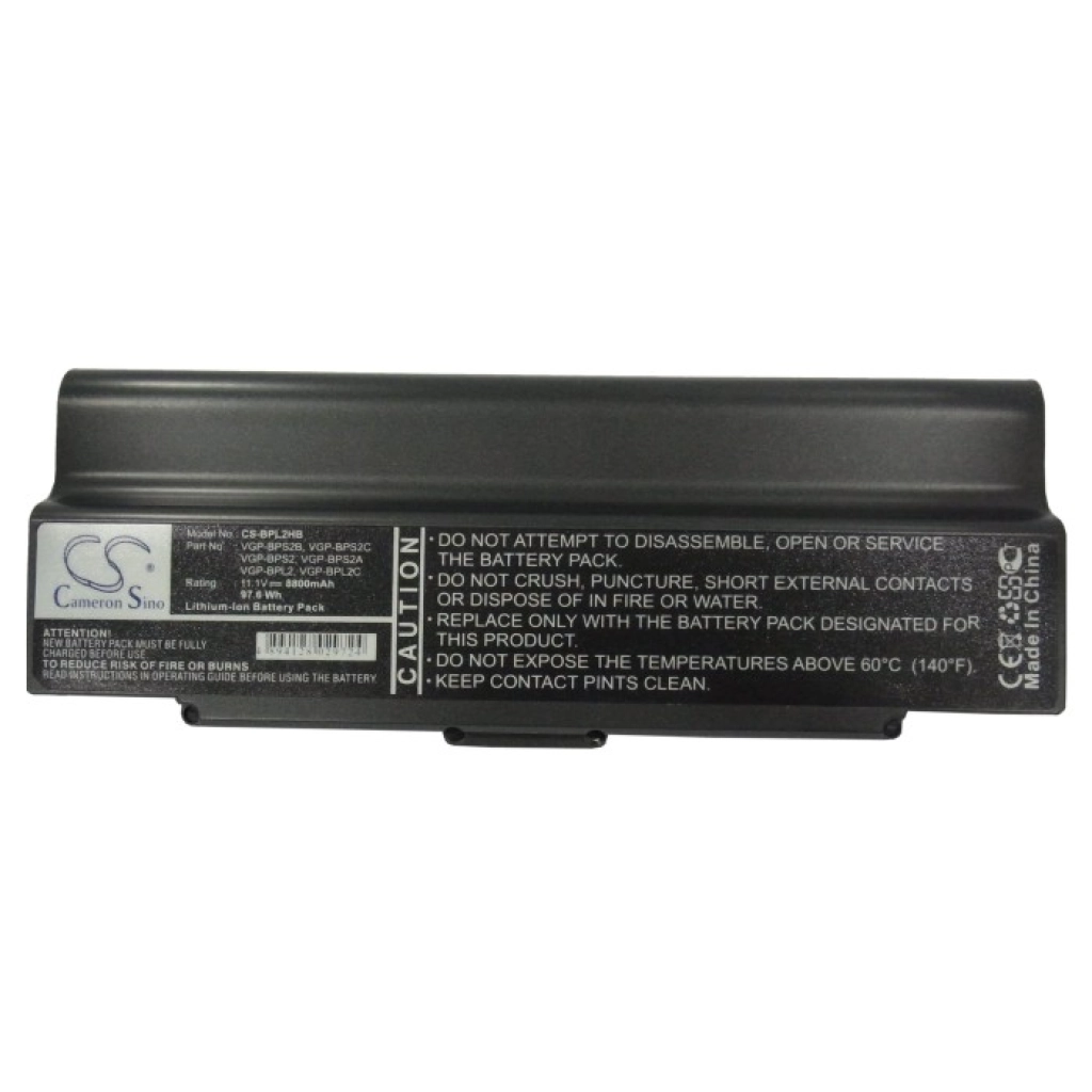 Notebook batterij Sony VAIO VGN-S25GP