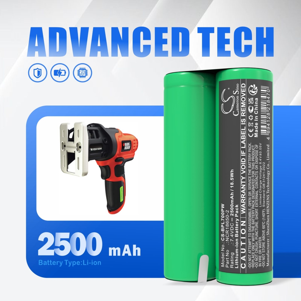 Batterij industrieel Black & decker CS-BPL700PW
