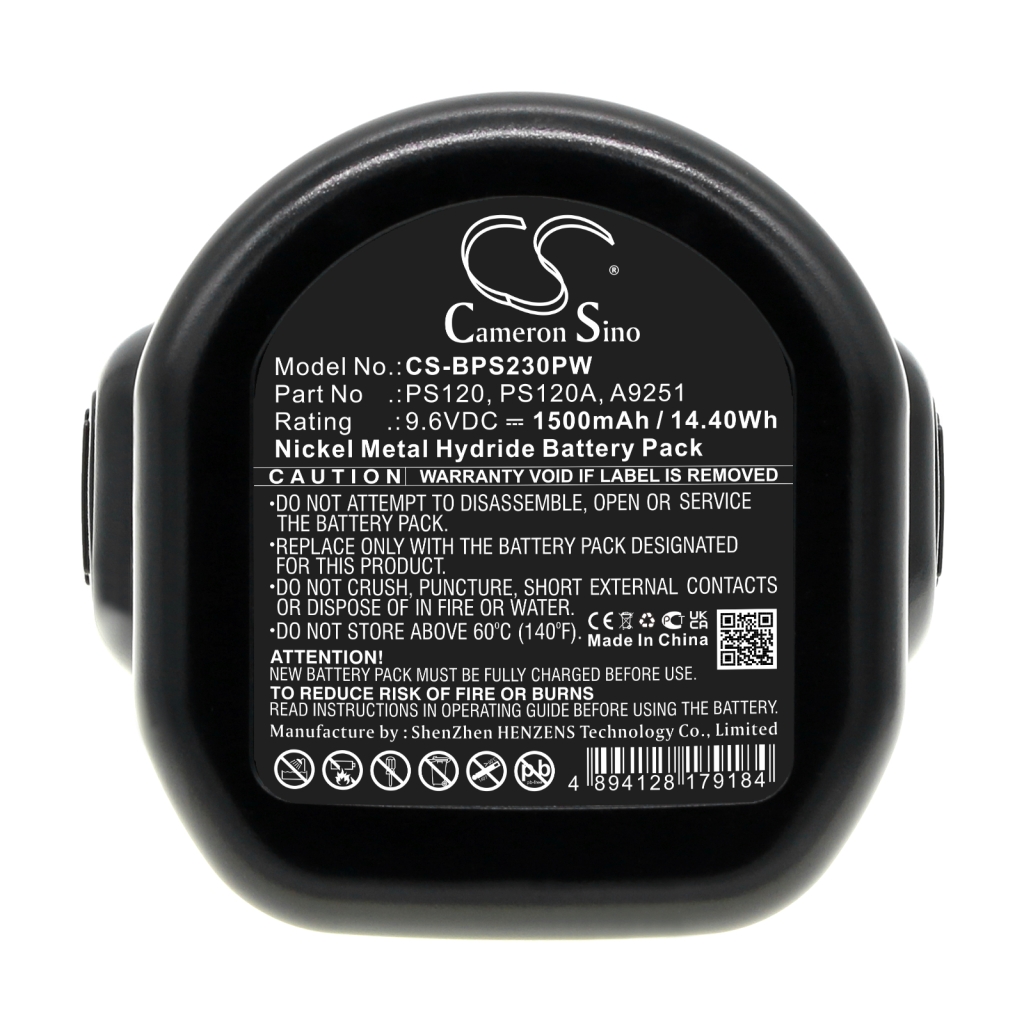 Compatibele batterijvervanging voor Black 