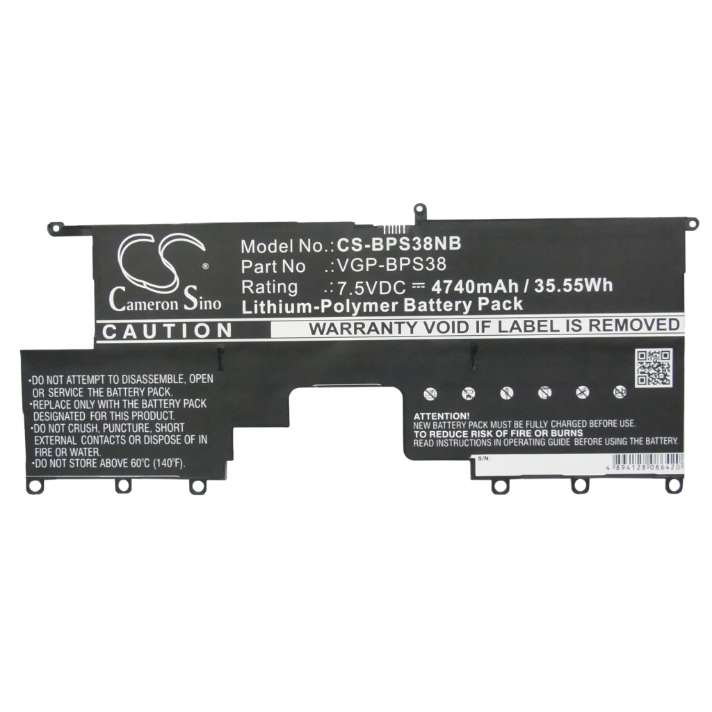 Batterijen Vervangt VGP-BPS37