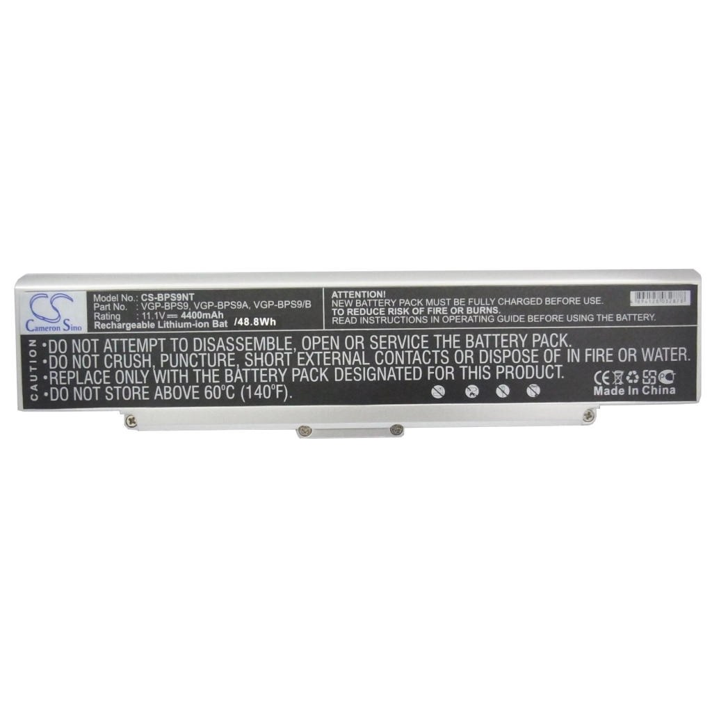 Notebook batterij Sony VAIO VGN-CR203