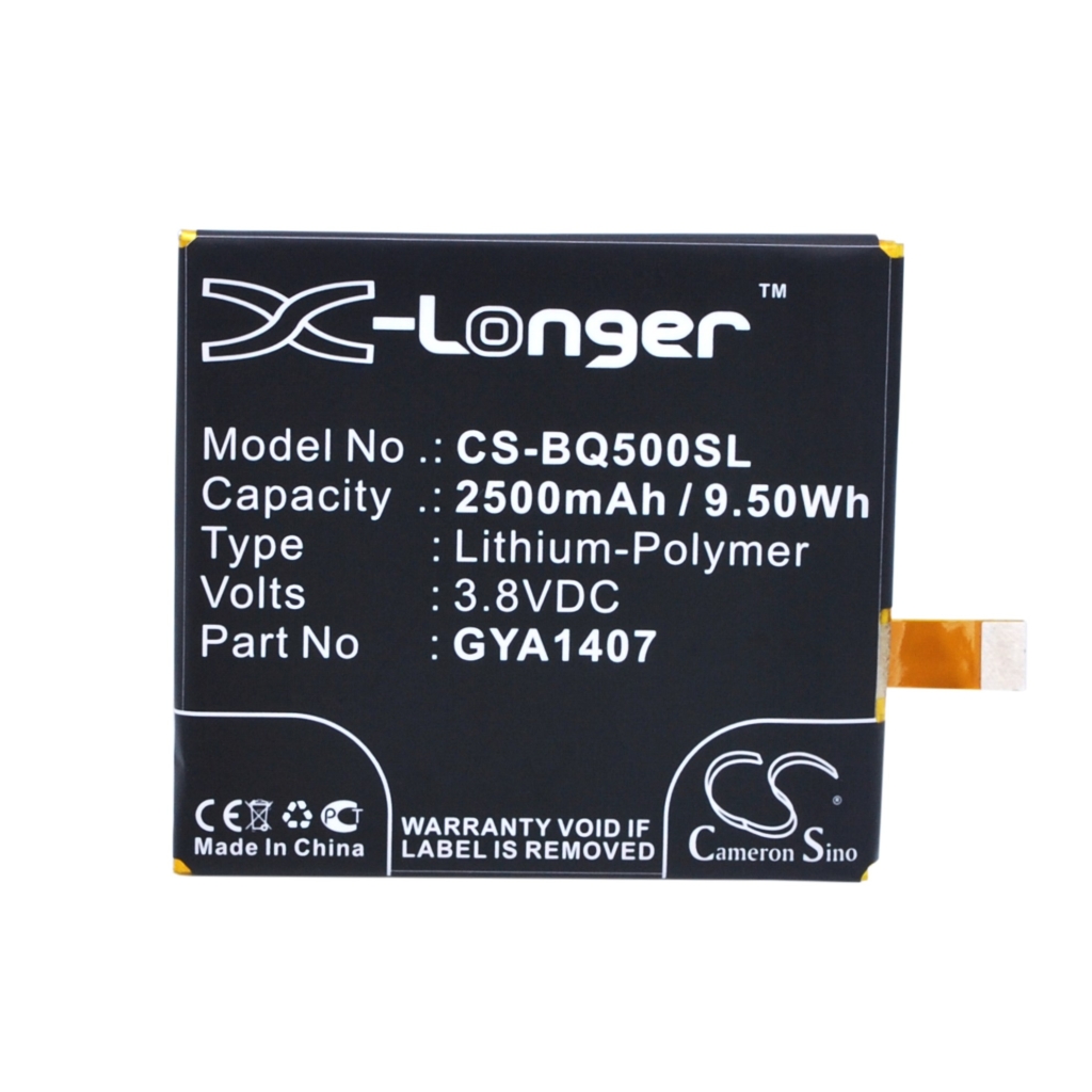 Battery compatible with Bq CS-BQ500SL