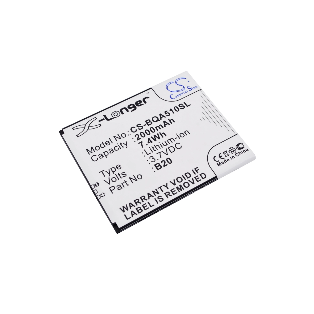 Compatibele batterijvervanging voor Bq B20