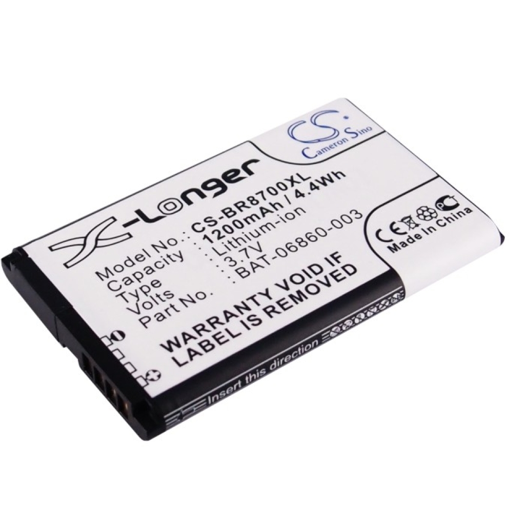 Cameron Sino X-Longer CS-BR8700XL 3.7V 1200mAh – front label with X-Longer logo