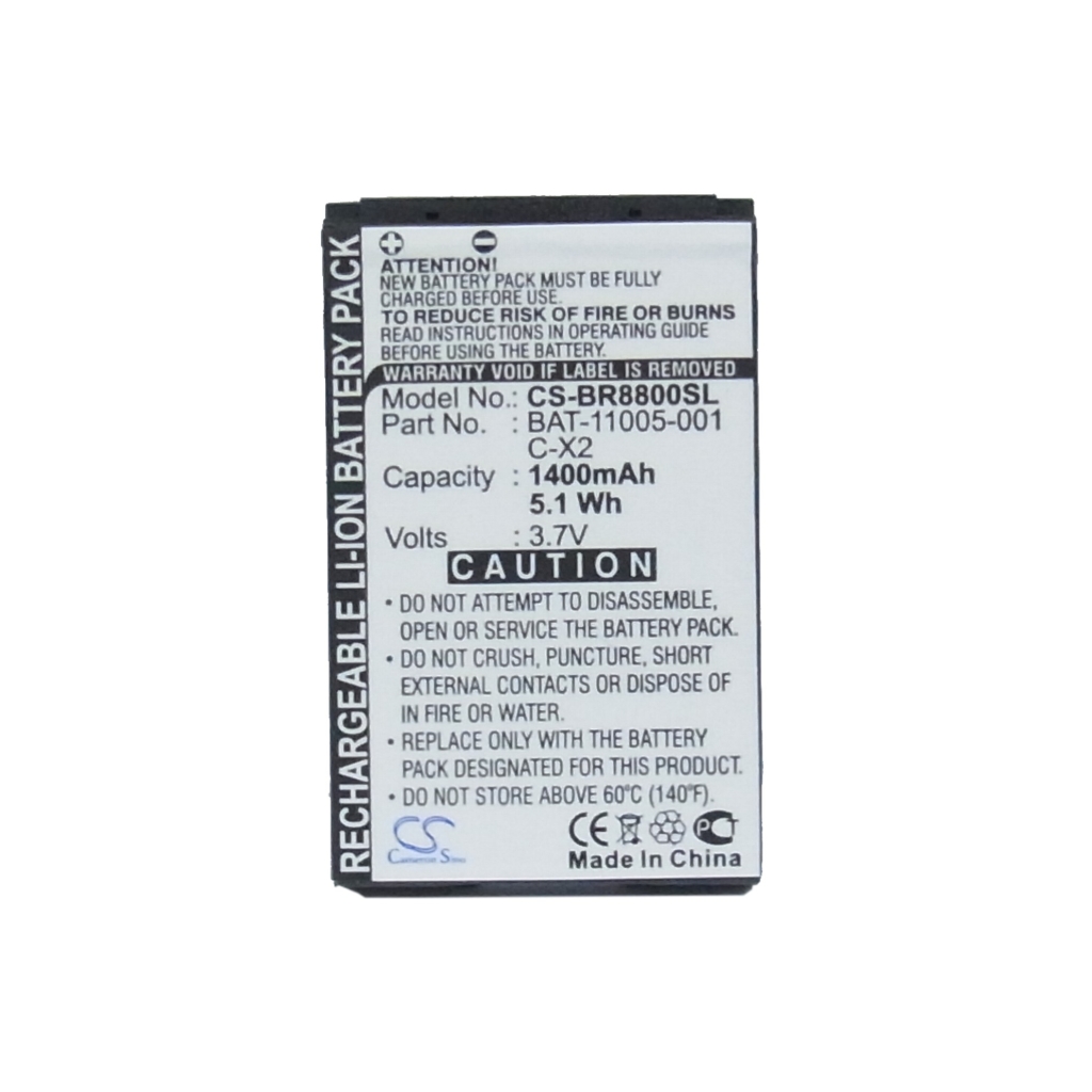 Battery compatible with Blackberry CS-BR8800SL