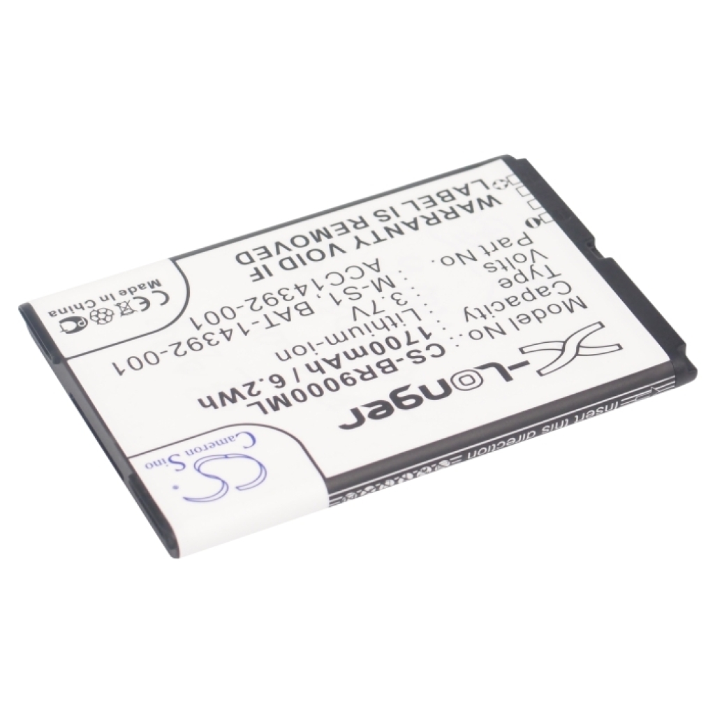 Battery compatible with Blackberry CS-BR9000ML