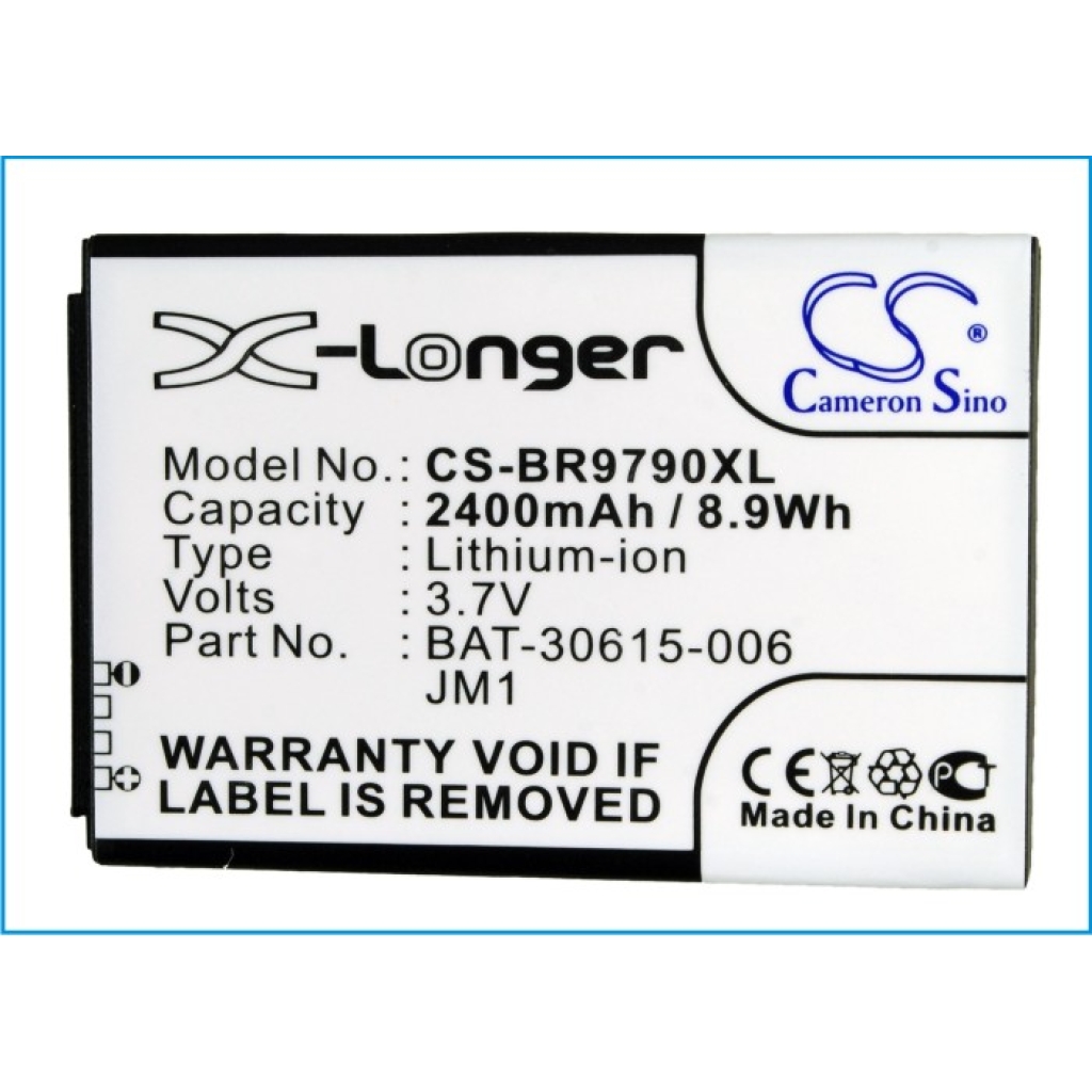 Battery compatible with Blackberry CS-BR9790XL