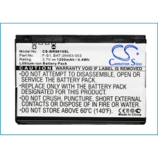 Compatible battery replacement for BlackBerry BAT-26483-003,F-S1