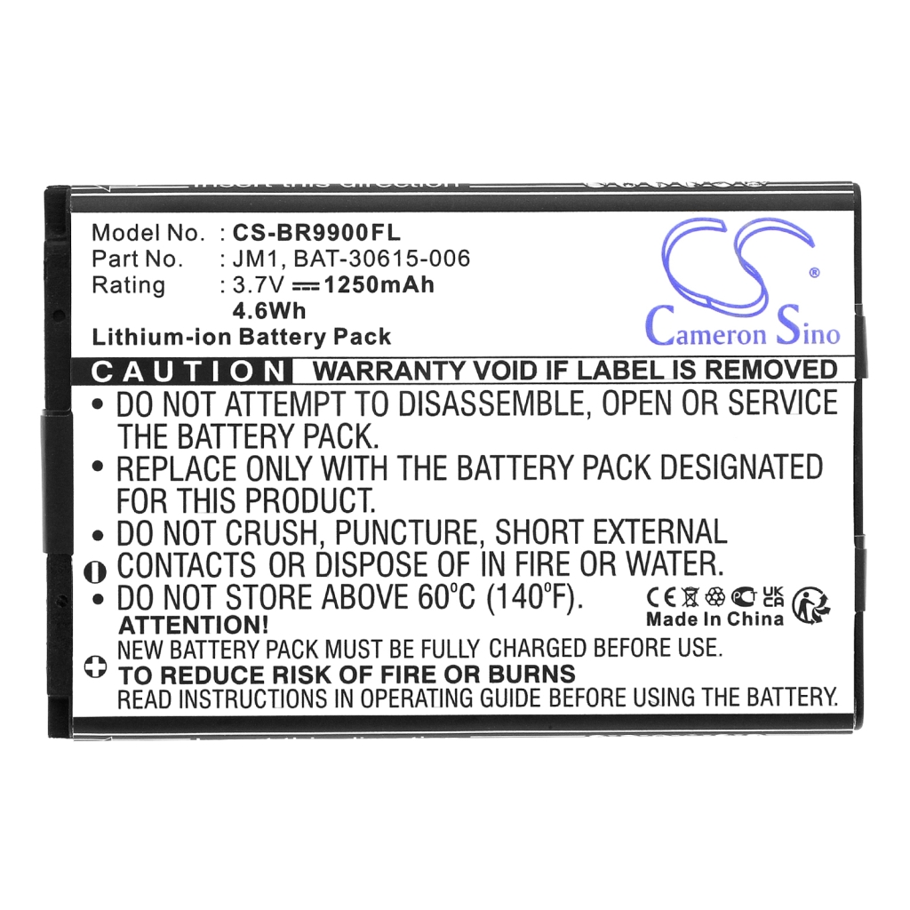 Mobile Phone Battery Blackberry CS-BR9900FL