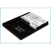 CS-BR9900XL battery inserted into extended back cover with contacts