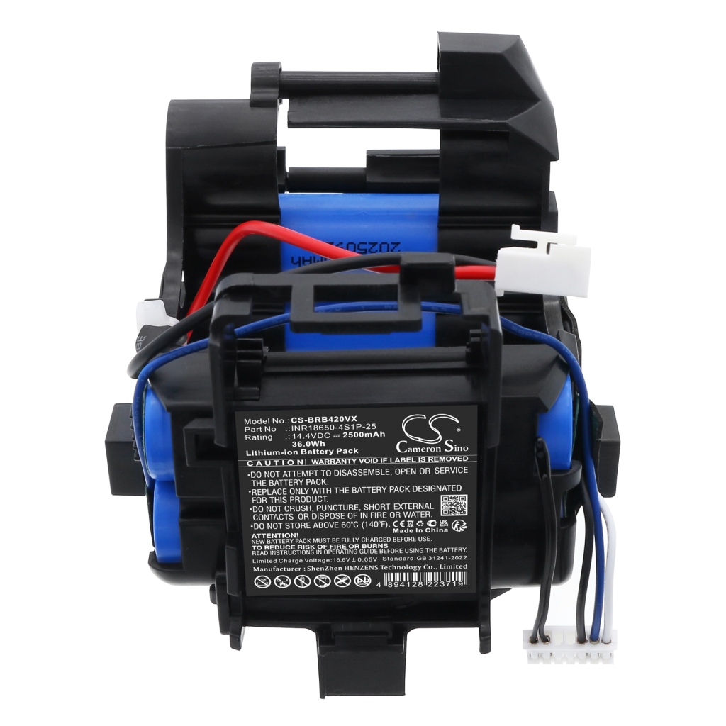 Batterijen voor stofzuigers Black+decker CS-BRB420VX