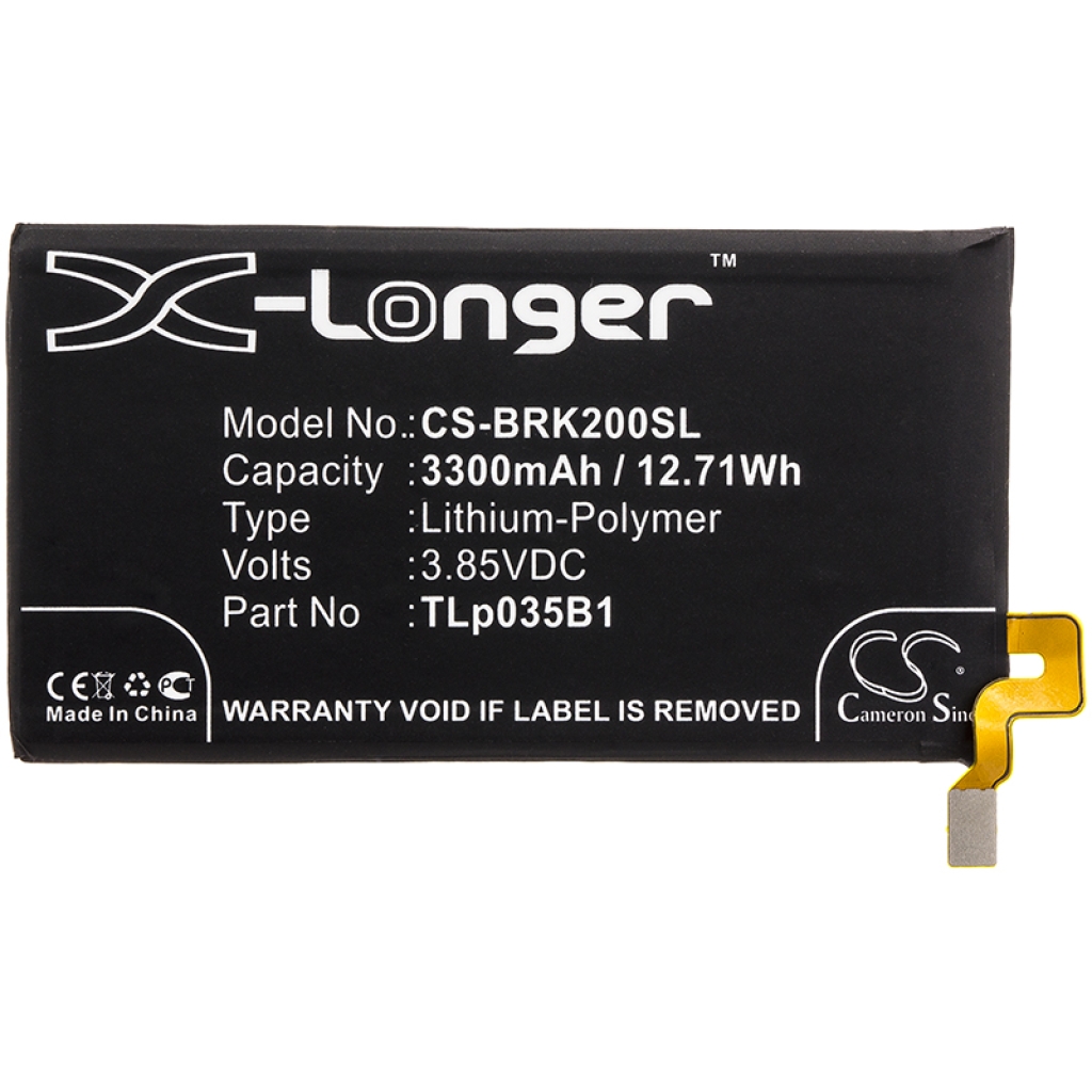 Compatibele batterijvervanging voor BlackBerry TLP035B1