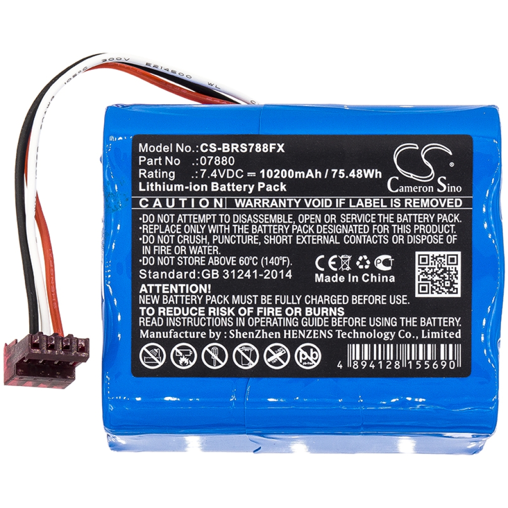 Compatibele batterijvervanging voor Bright star 07880