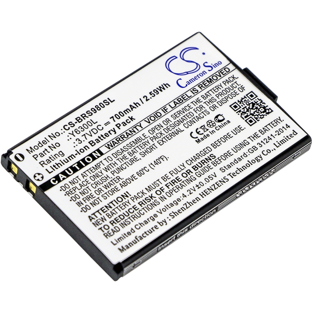 Compatibele batterijvervanging voor Blinc Y6300L