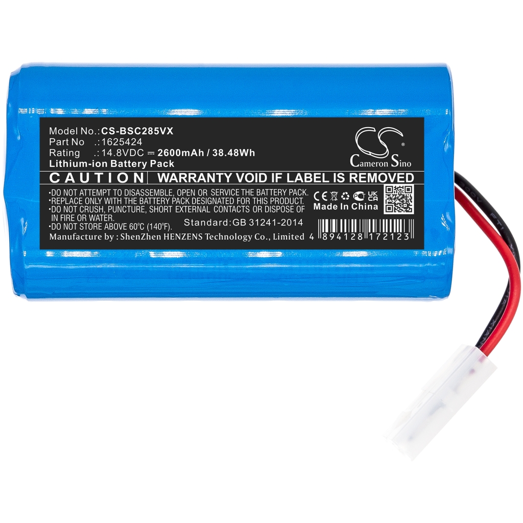 Batterijen voor stofzuigers Bissell CS-BSC285VX