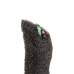 Foam cable wrap tip with bare red and green wire ends