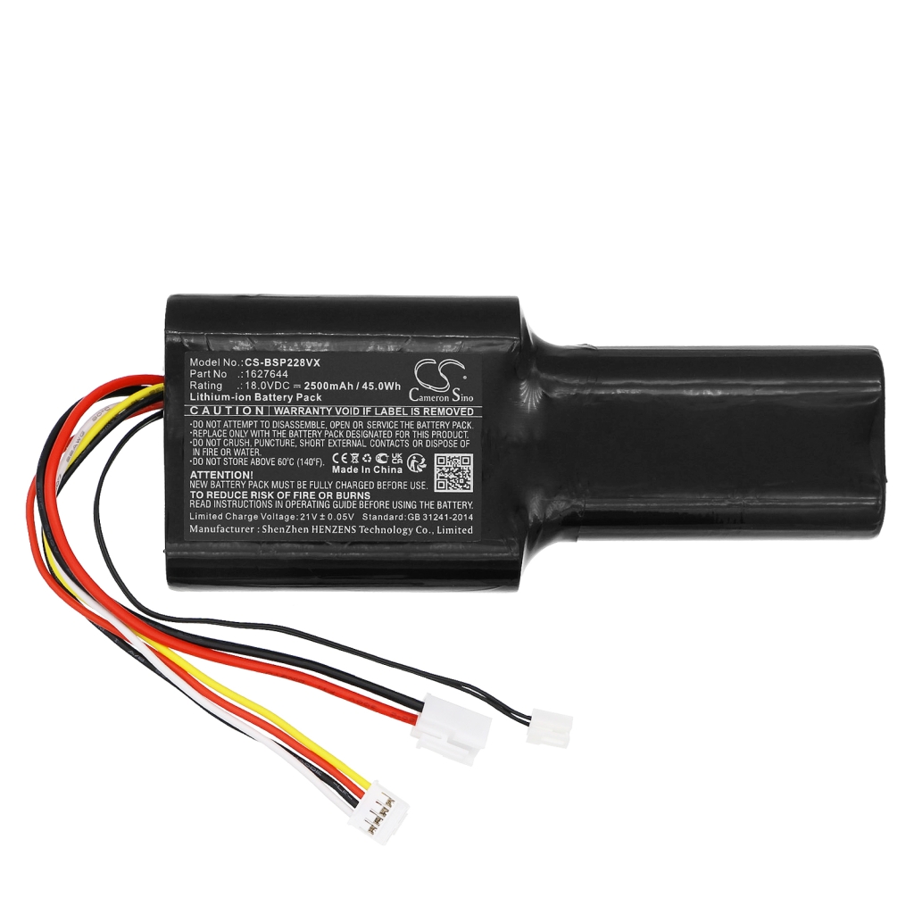 Batterijen voor stofzuigers Bissell CS-BSP228VX