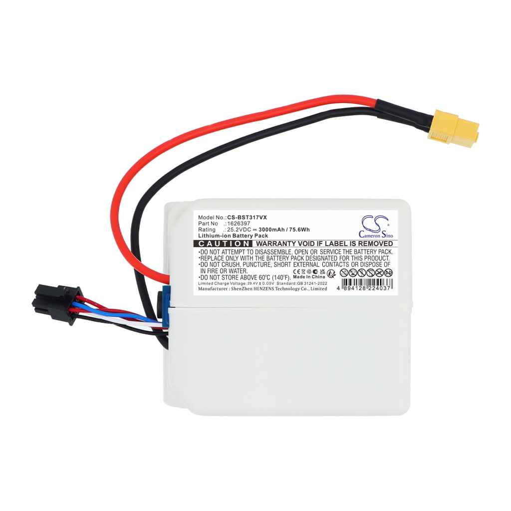 Batterijen voor stofzuigers Bissell CS-BST317VX