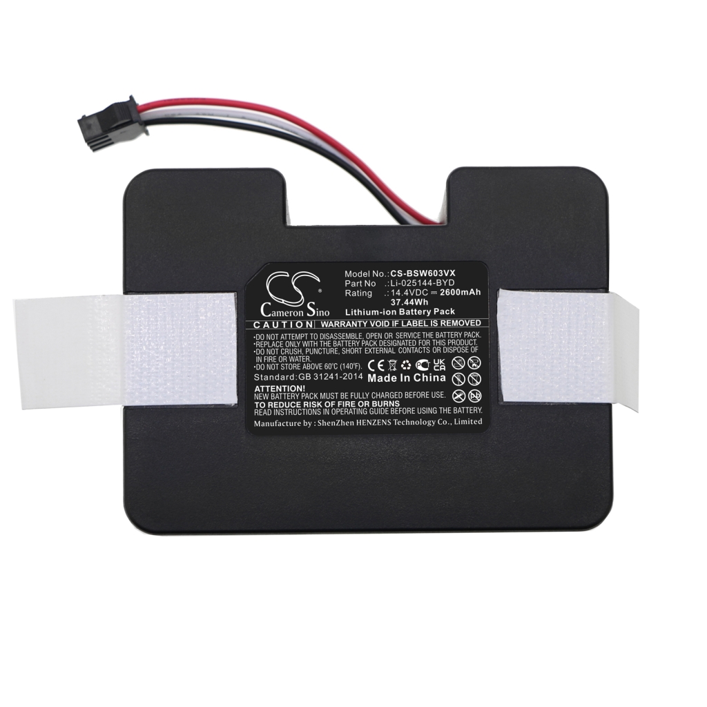 Batterijen voor stofzuigers Bobsweep CS-BSW603VX
