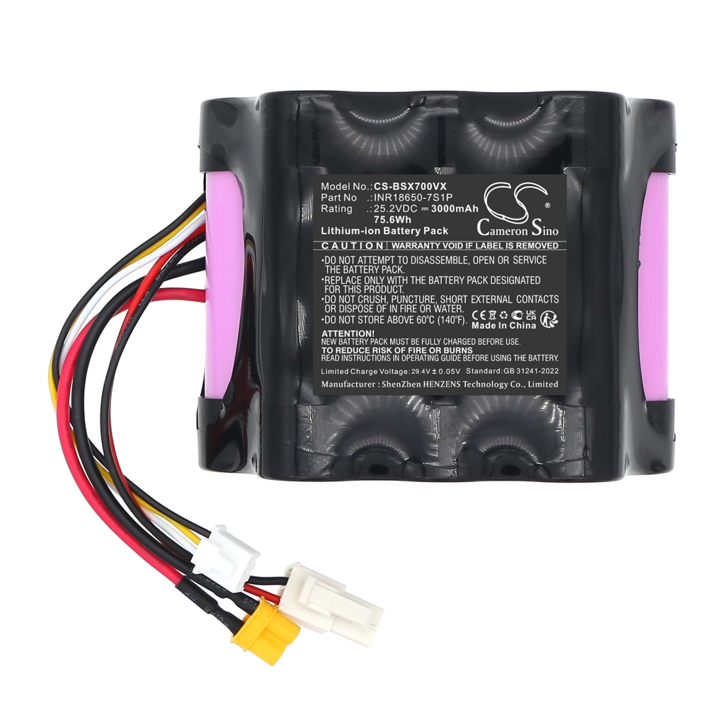 Batterijen voor stofzuigers Bissell CS-BSX700VX