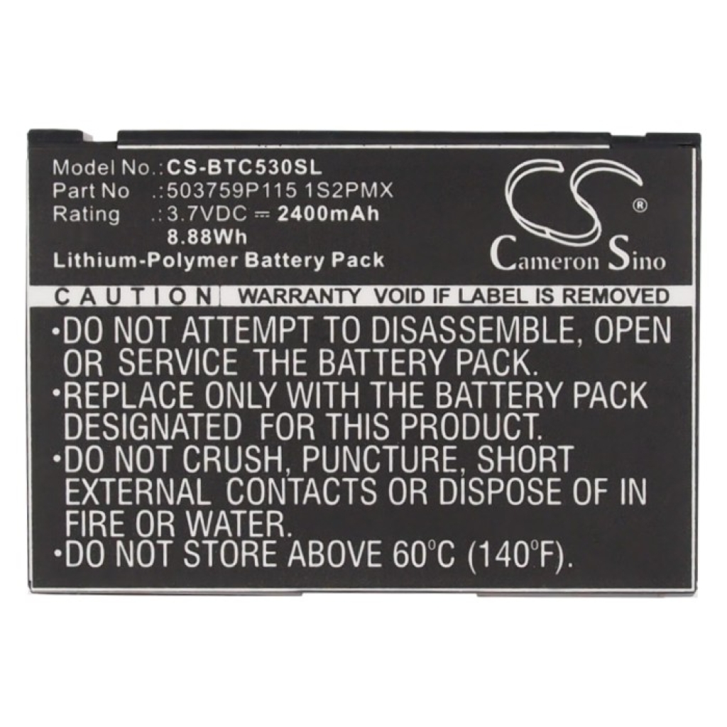 GPS, Navigator Batterij Blaupunkt CS-BTC530SL