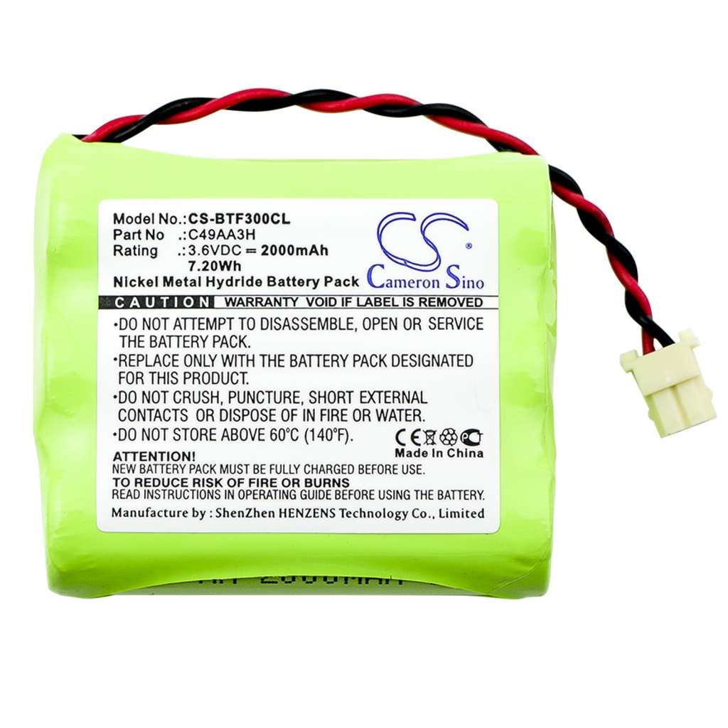 Compatibele batterijvervanging voor Bt C49AA3H