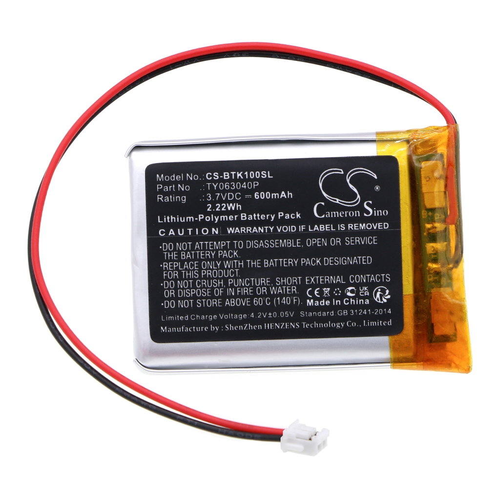 Compatibele batterijvervanging voor BLAUPUNKT TY063040P