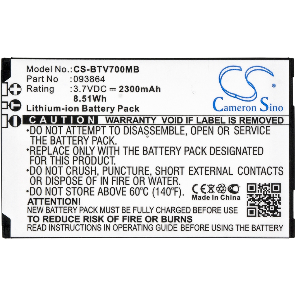 BabyPhone Battery Nuk CS-BTV700MB