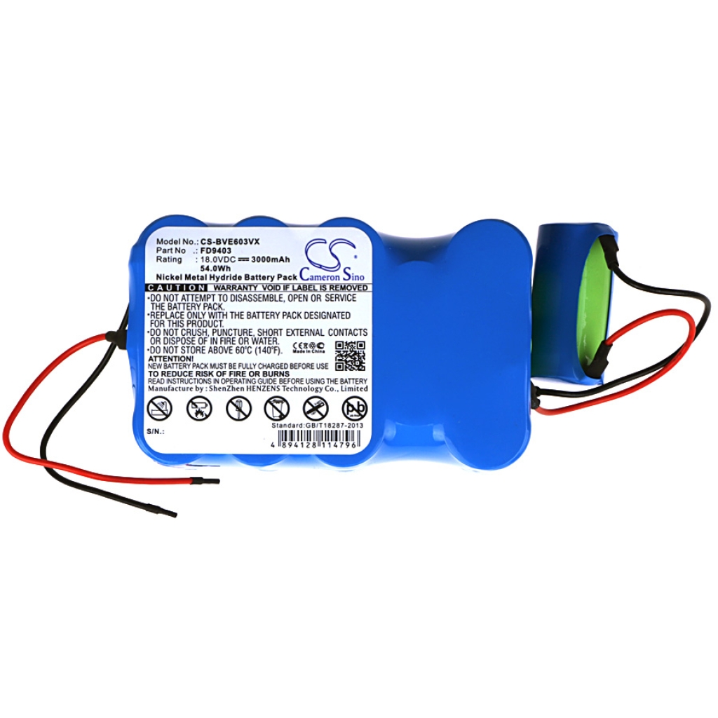 Batterijen voor stofzuigers Bosch CS-BVE603VX