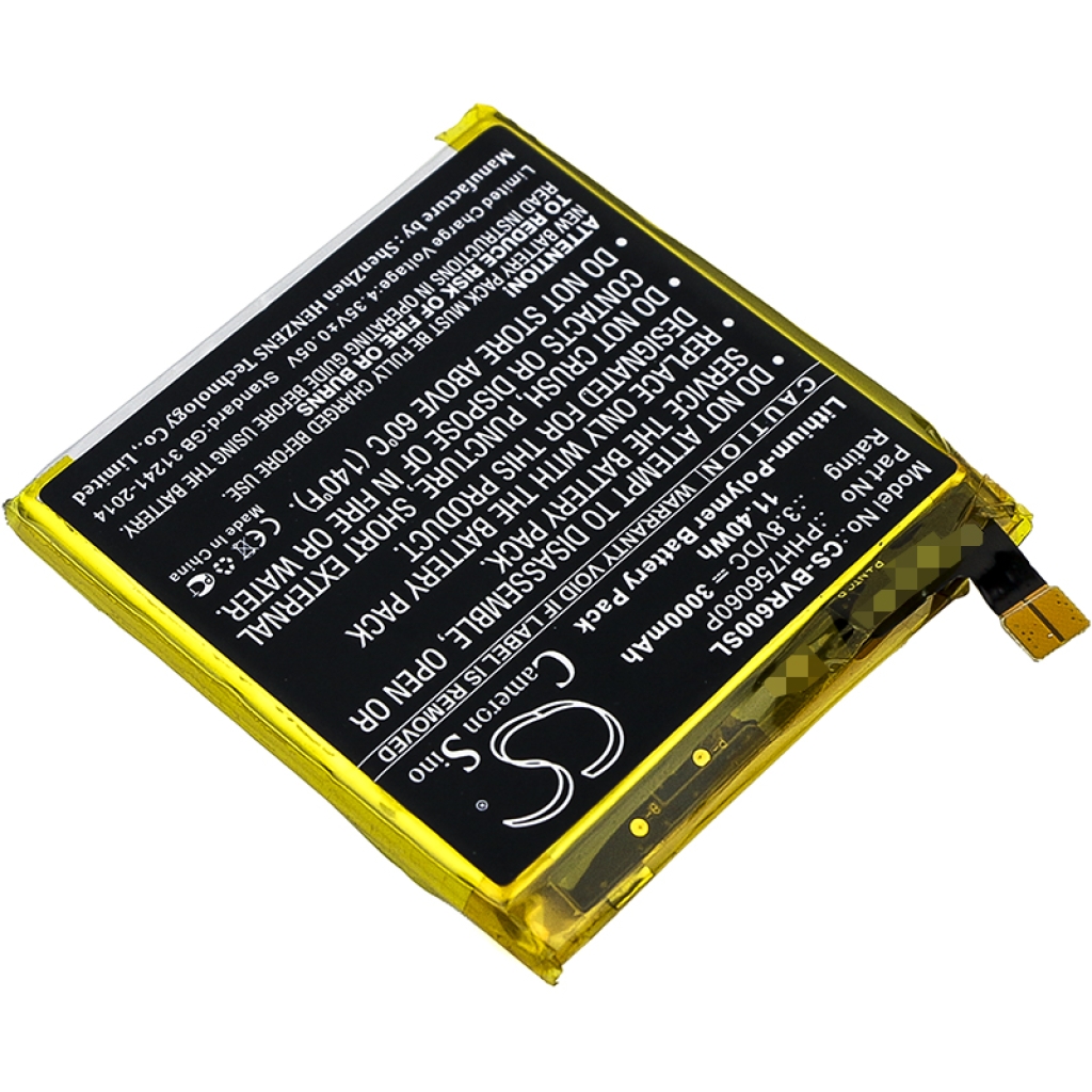 Compatibele batterijvervanging voor Blackview PHH756060P