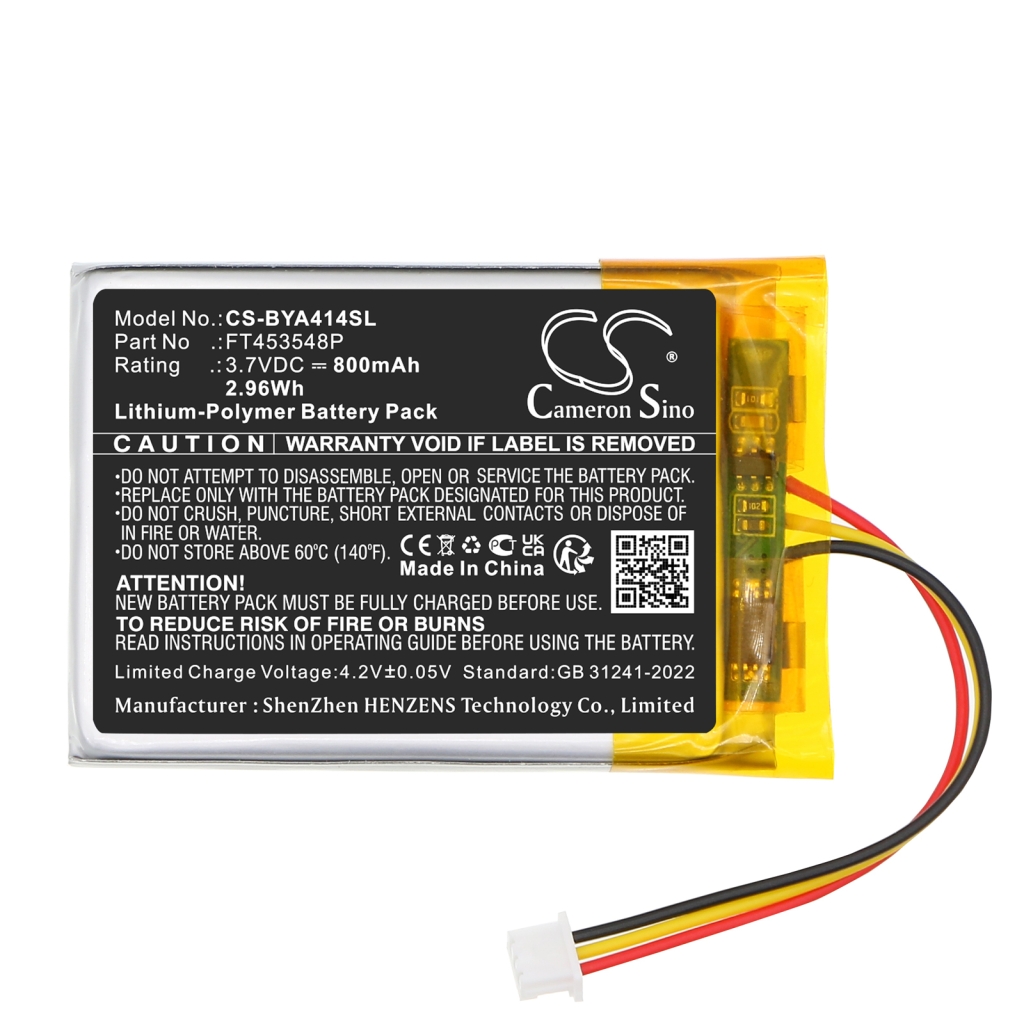 Compatibele batterijvervanging voor Babymoov FT453548P