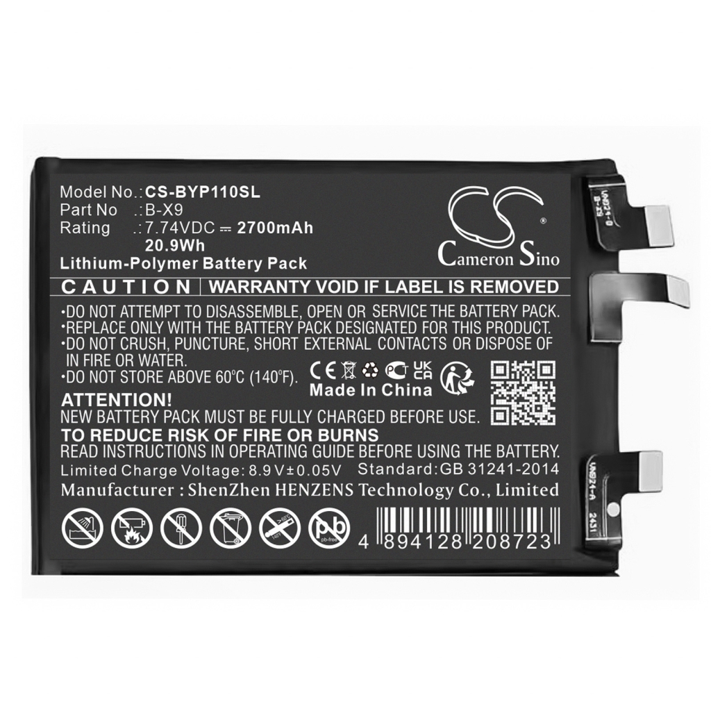 Batterij voor mobiele telefoon Vivo CS-BYP110SL
