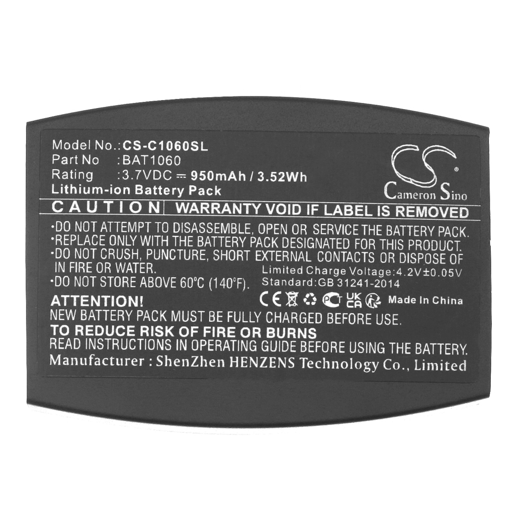 Batterij voor draadloze headset 3M CS-C1060SL