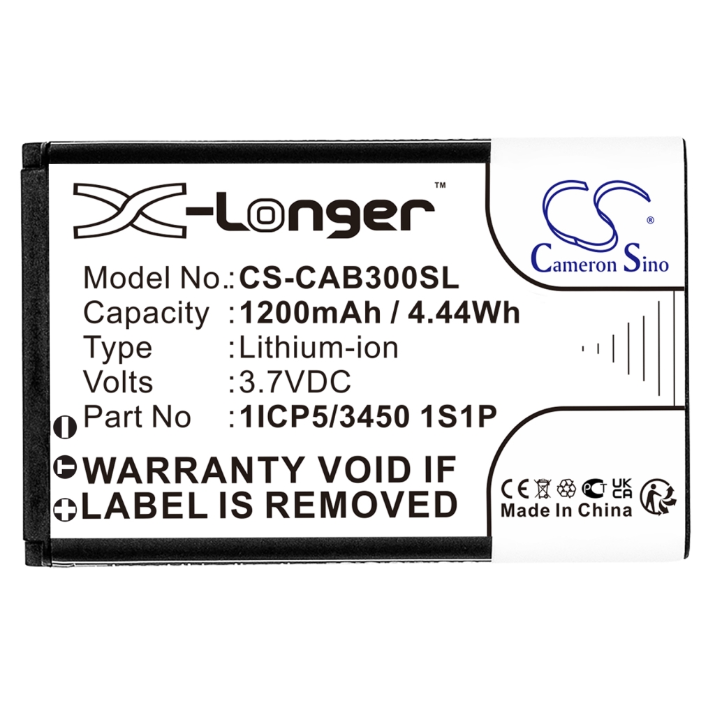 Compatibele batterijvervanging voor Manta 1ICP5/3450 1S1P