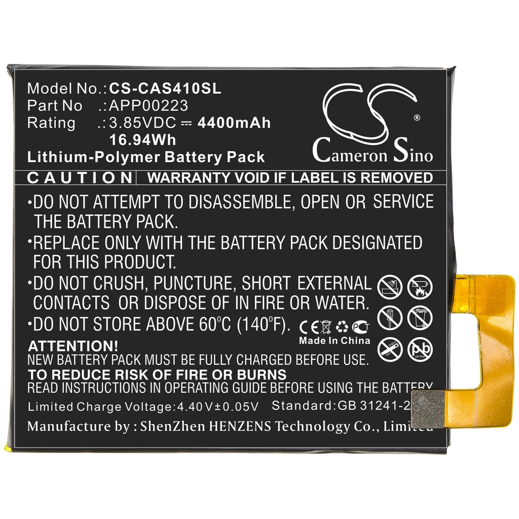 Compatibele batterijvervanging voor Caterpillar APP00223