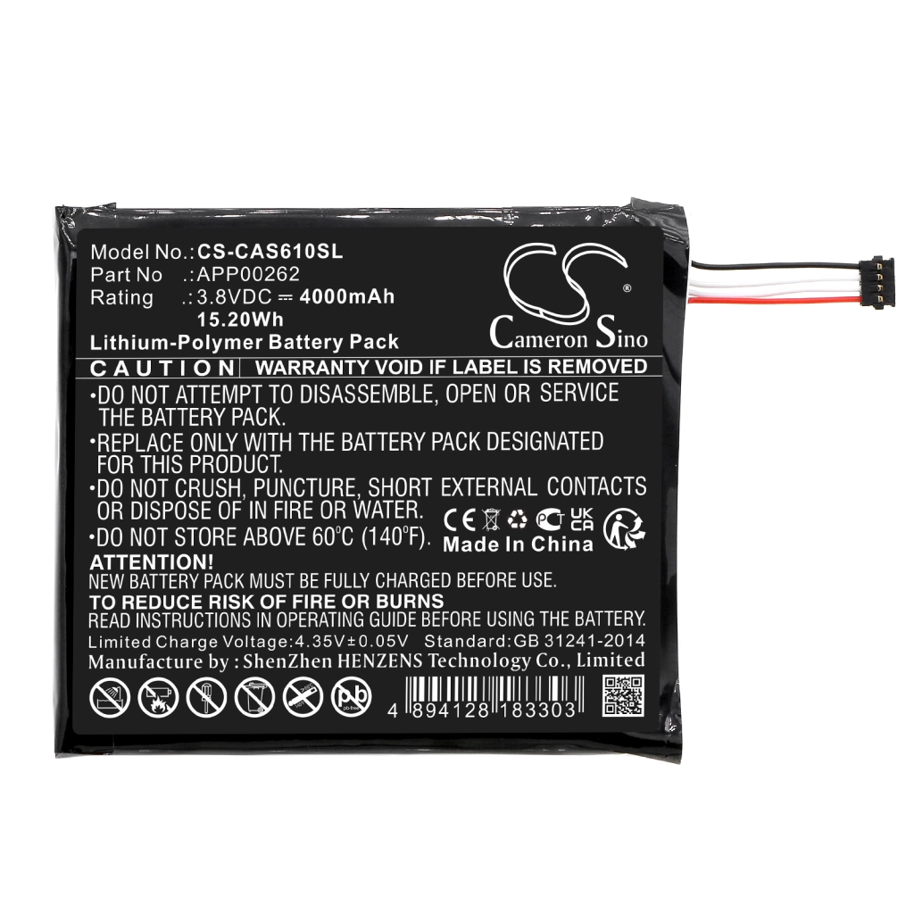Compatibele batterijvervanging voor CAT APP00262