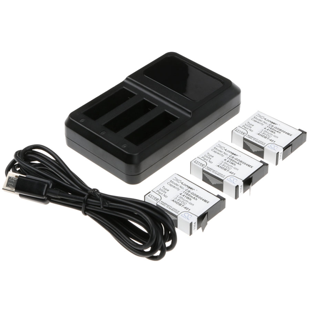 Battery compatible with Gopro CS-CB003