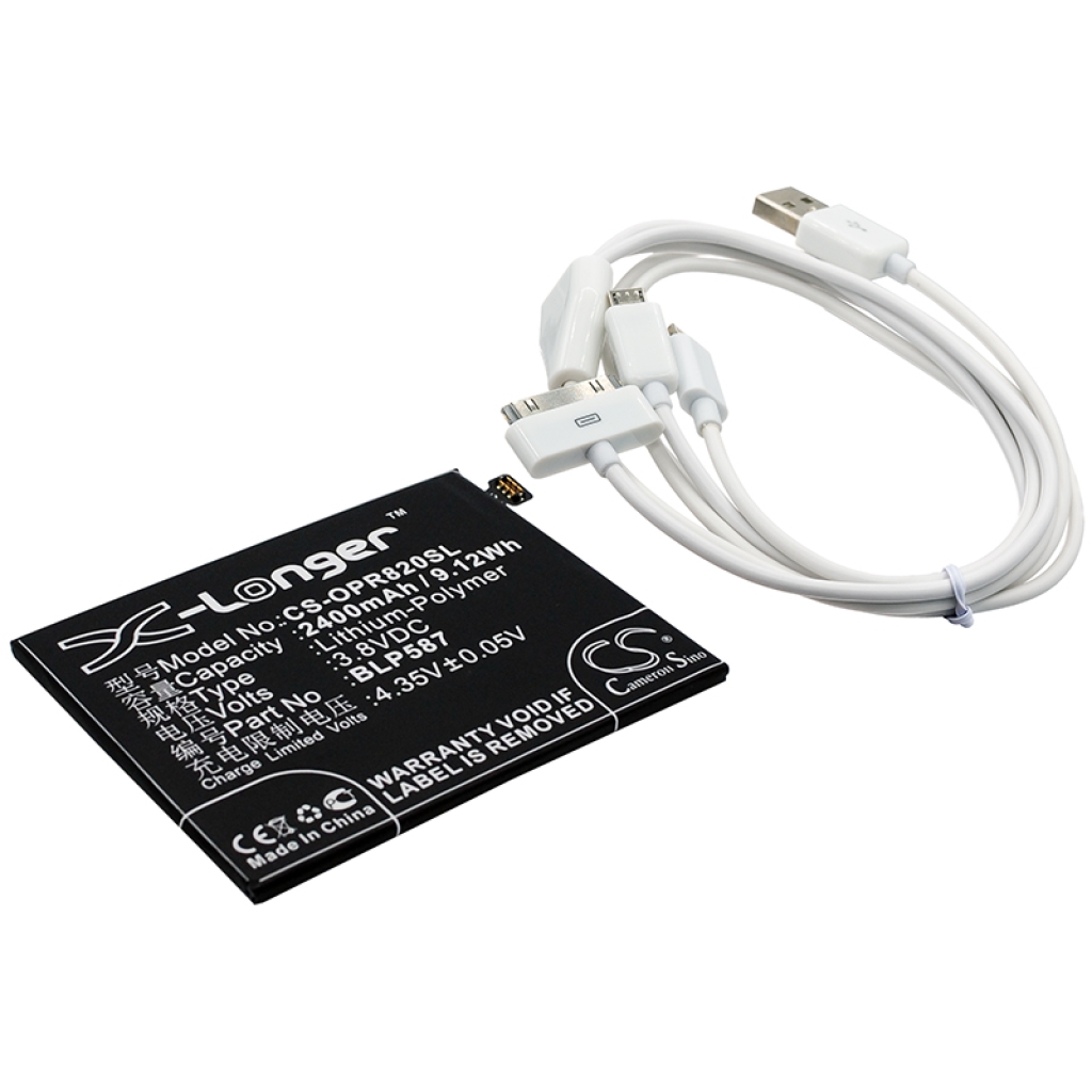 Compatibele vervanging voor OPPO BLP587