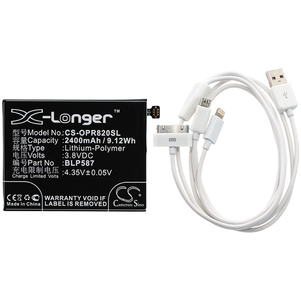 Compatibele vervanging voor OPPO BLP587